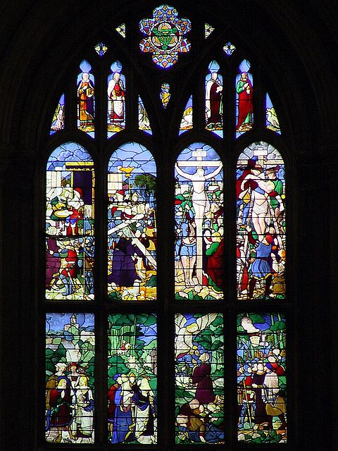 Stained Glass Window
Located in the West Tower
