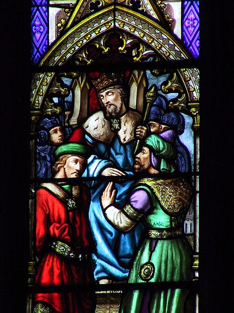 Stained Glass Window - Close Up
Located on the South side of the Cathedral
