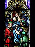 Stained Glass Window - Close Up
Located on the South side of the Cathedral
