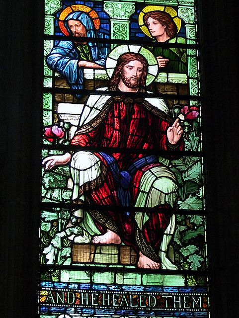 Stained Glass Window - Close Up
Located in the Transcept area
