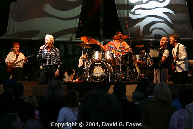 Ray, Carl, Bobby, Ian & Tony The Hollies at Wisley -  June 2004