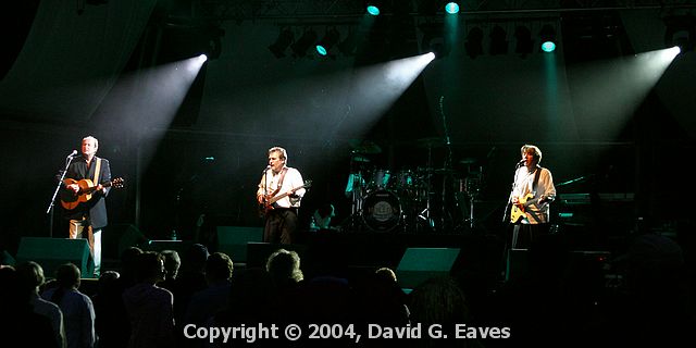 Acoustic - Alan, Ray & Tony  The Hollies at Wisley -  June 2004