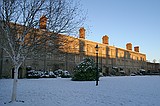 Chapel Court , Jesus College  Snowy Cambridge, January 2004 