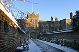 The Chimney, Jesus College  Snowy Cambridge, January 2004 