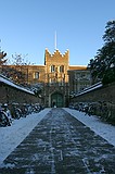 The Chimney, Jesus College  Snowy Cambridge, January 2004 