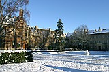 Pembroke College  Snowy Cambridge, January 2004 