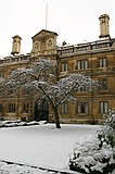 Clare College  Snowy Cambridge, January 2004 