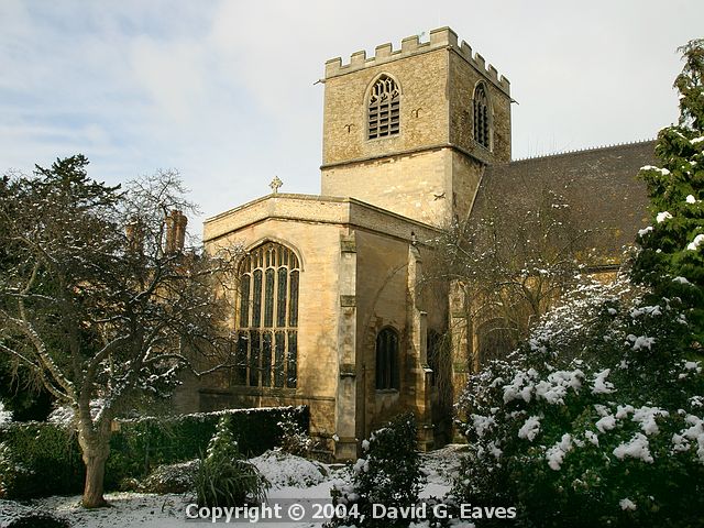 Chapel, Jesus College  Snowy Cambridge, January 2004 