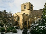 Chapel, Jesus College  Snowy Cambridge, January 2004 