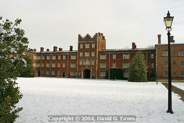 Chapel Court, Jesus College  Snowy Cambridge, January 2004 