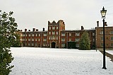 Chapel Court, Jesus College  Snowy Cambridge, January 2004 