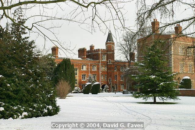 Jesus College  Snowy Cambridge, January 2004 