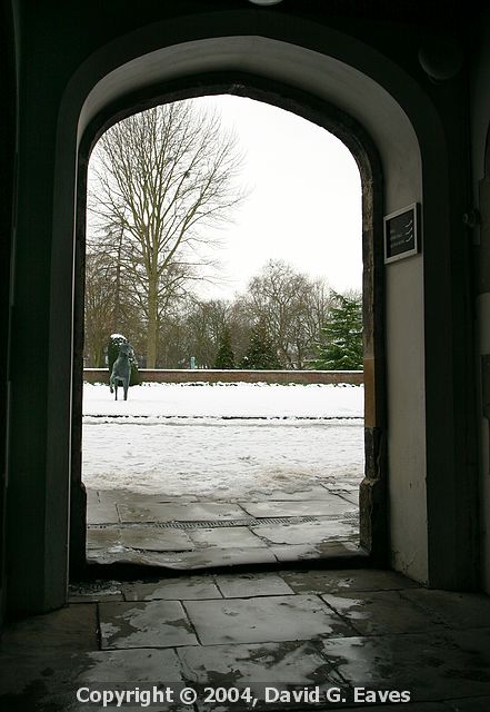 First Court, Jesus College  Snowy Cambridge, January 2004 