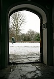 First Court, Jesus College  Snowy Cambridge, January 2004 